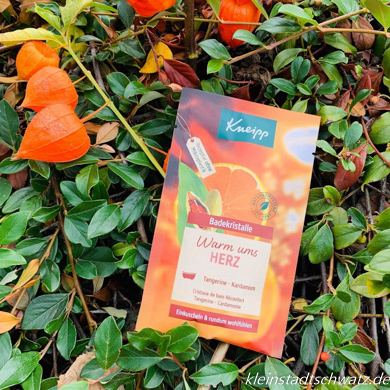 Kneipp Herbstneuheiten Badekristalle Warm ums Herz