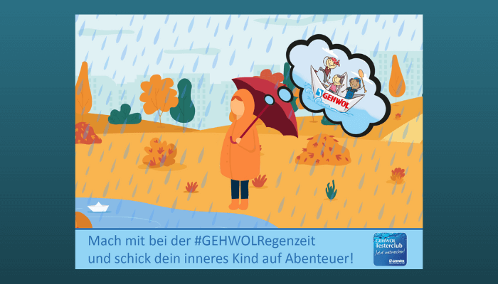 Gehwol Regenzeit – Dinge, die es nur bei Regen gibt  – mit&nbsp;Gewinnspiel