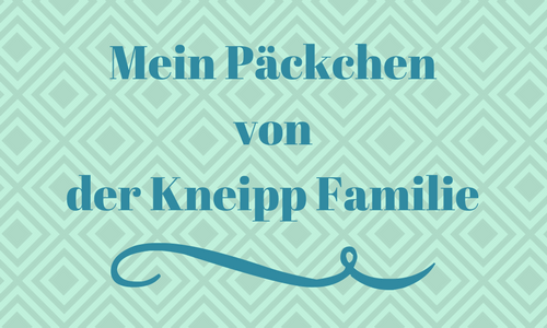 Ein Päckchen von der Kneipp&nbsp;Familie