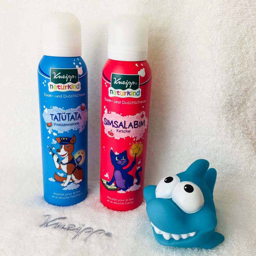Dusch- und Badeschaum aus der naturkind Reihe von Kneipp