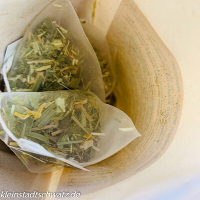 Bio Kräutertee von Kneipp Blick in die Verpackung